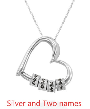 Personalized Heart Necklaces