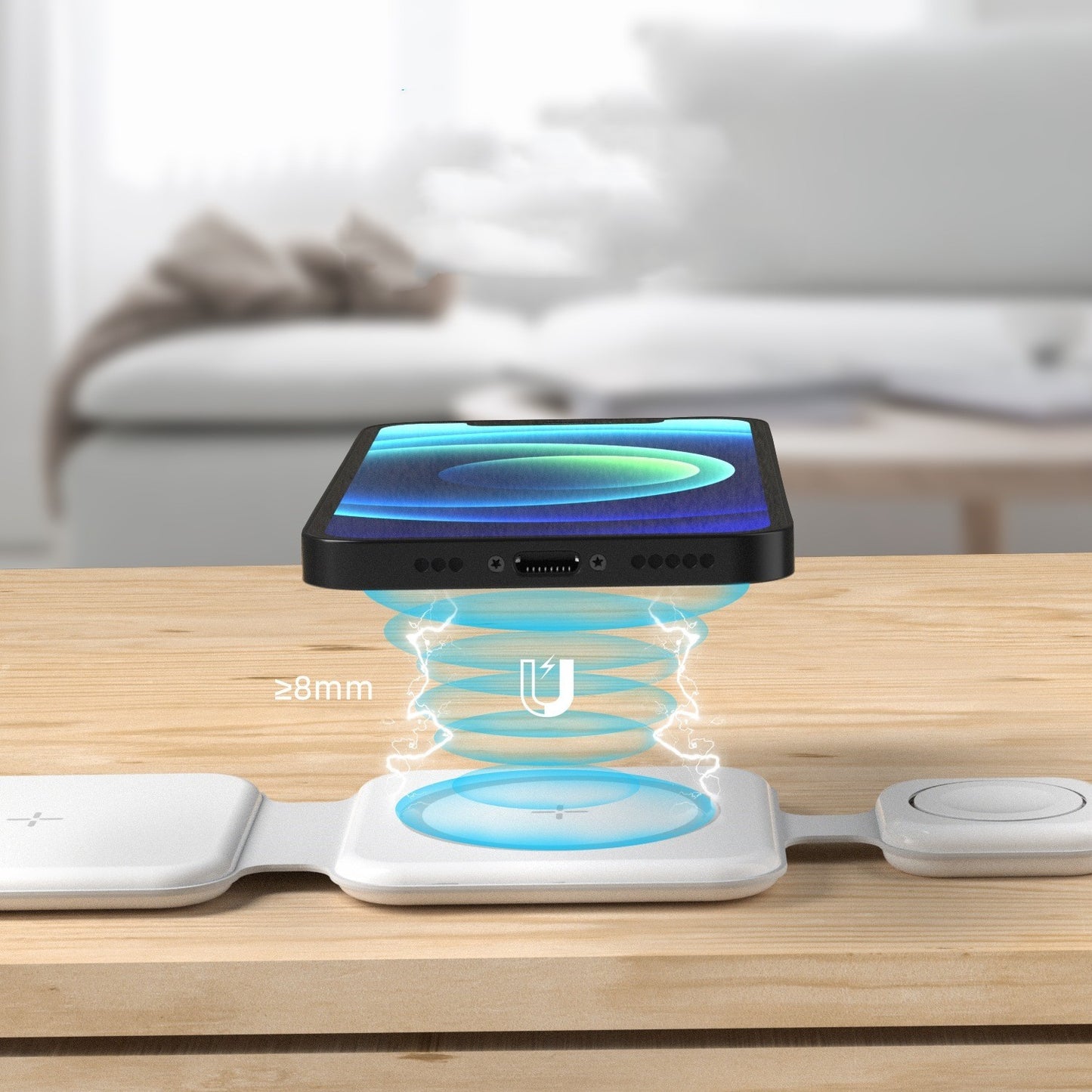 Magnetic Foldable Wireless Charger Multi-device