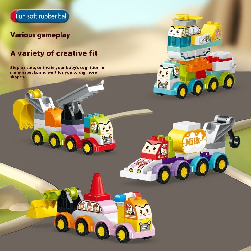 Puzzle Assembled Building Block Toys