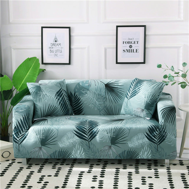Printed cushion sofa cover