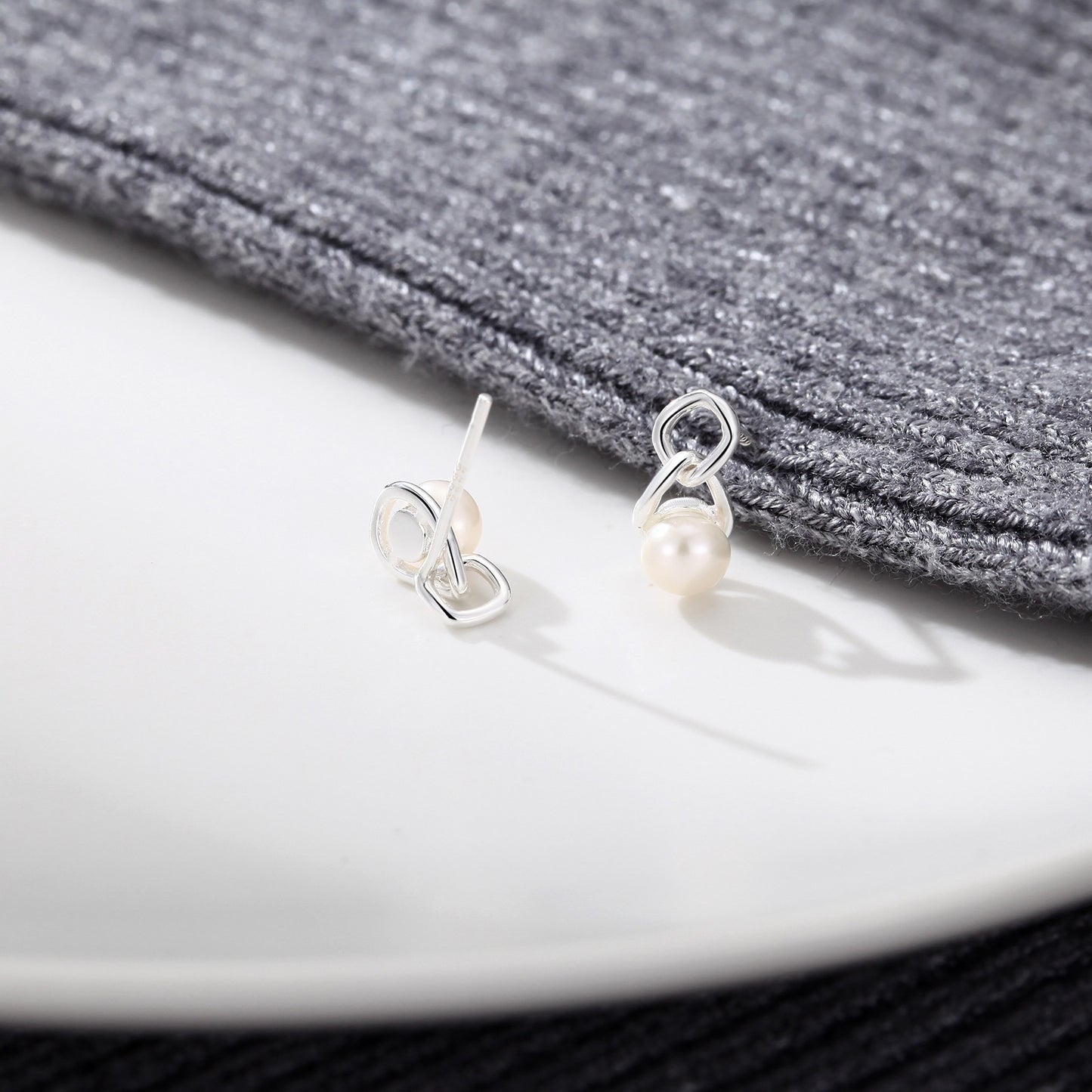 Earrings Pearl Natural