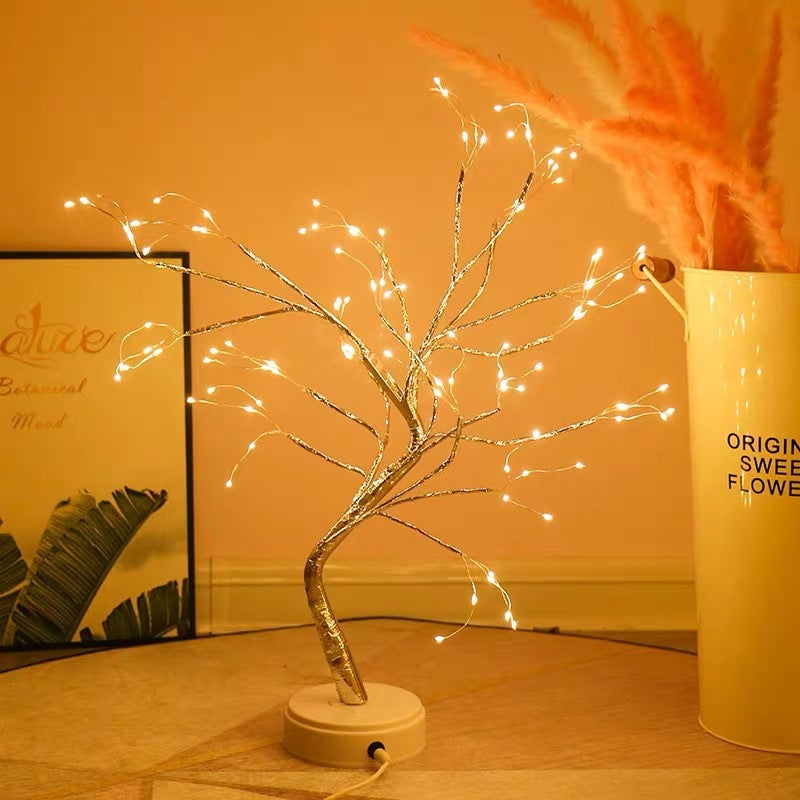 Wire Light Bedroom
