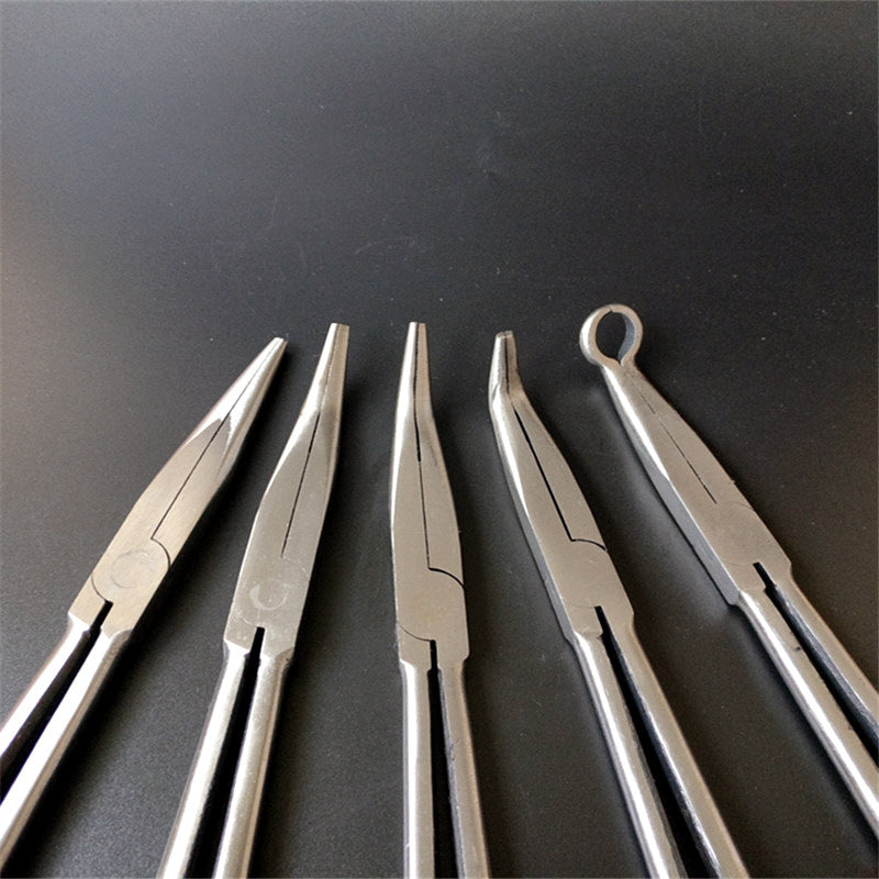 long-nose pliers round nose pliers
