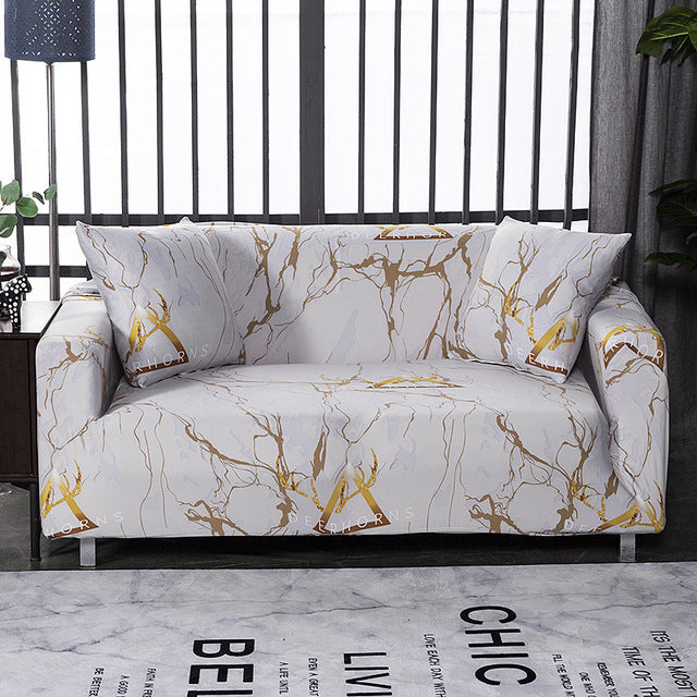 Printed cushion sofa cover