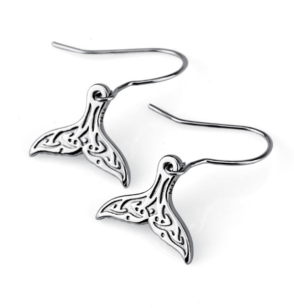 Cute Whale Tail Sterling Silver