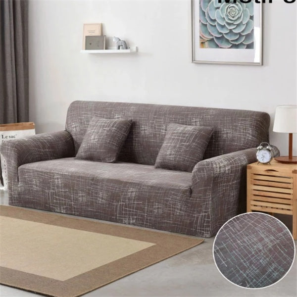 Printed cushion sofa cover