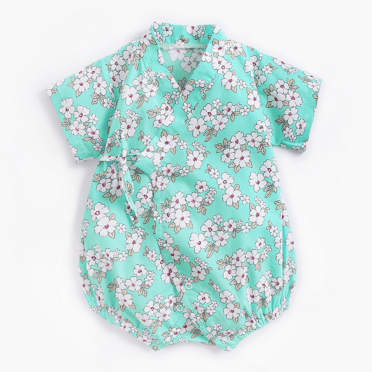 Floral Strapping Retro Japanese Yukata Bag Fart Clothes