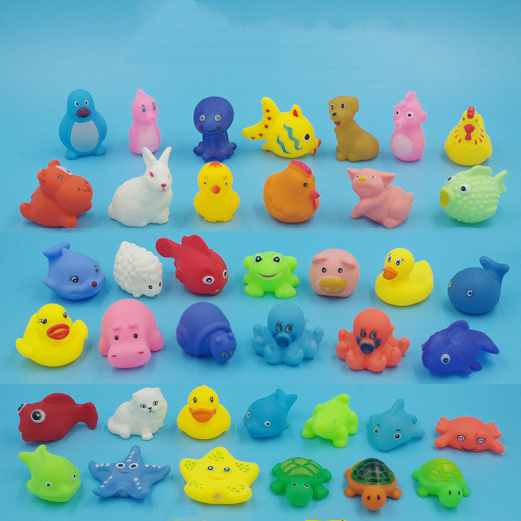 Baby Bathing, Playing In Water Toys
