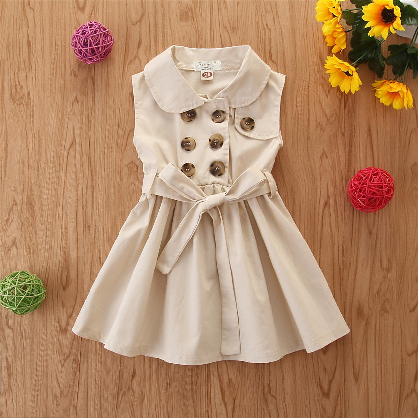 Summer Toddler Baby Girl Dress Kids Princess Casual Sleeveless