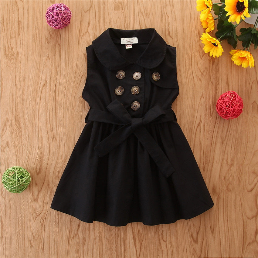 Summer Toddler Baby Girl Dress Kids Princess Casual Sleeveless