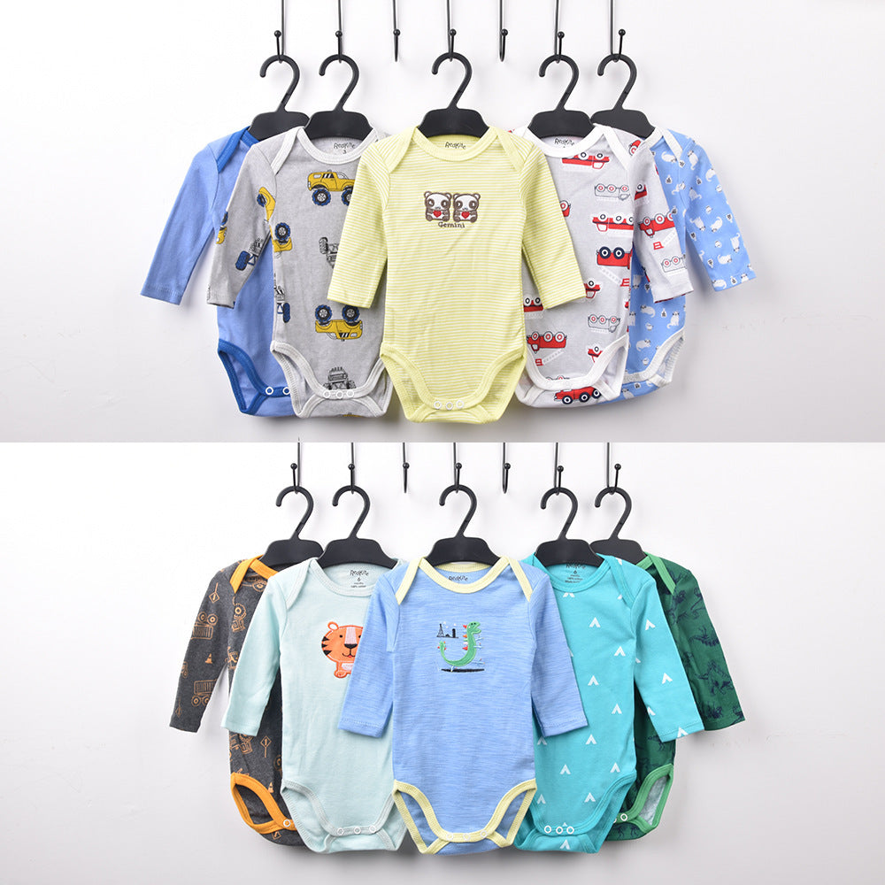 Redkite Baby Romper Cotton Envelope Collar Long Sleeve