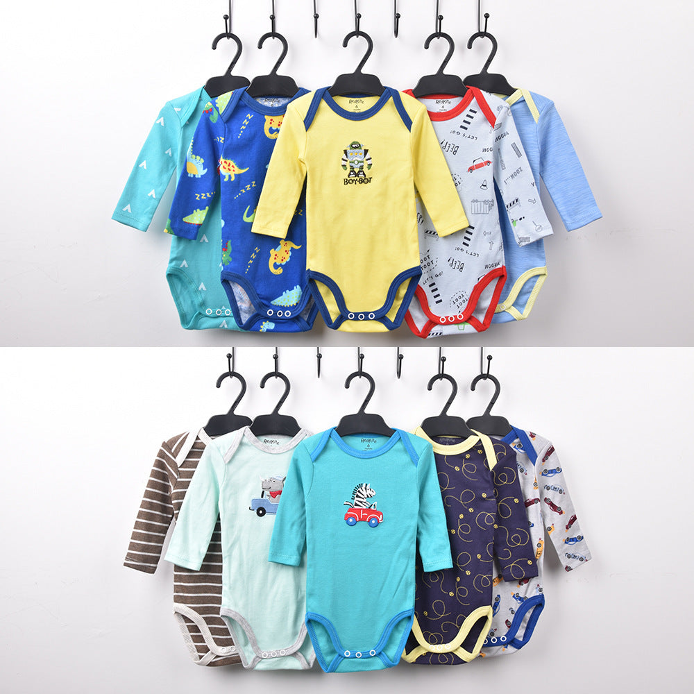 Redkite Baby Romper Cotton Envelope Collar Long Sleeve