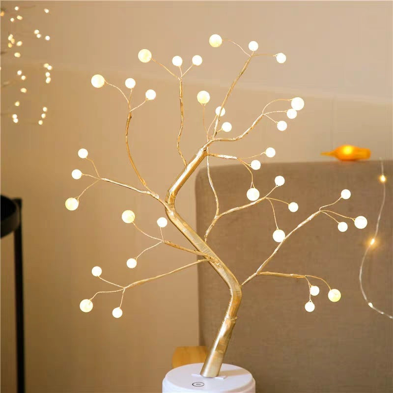 Wire Light Bedroom