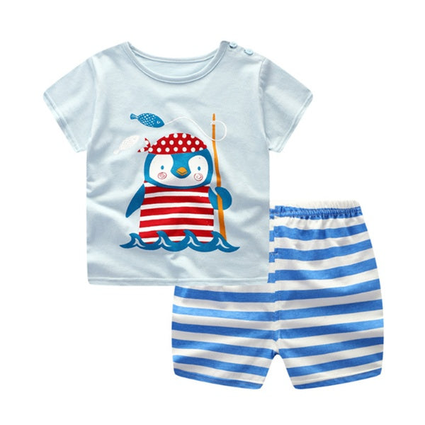 Cartoon Clothing Baby Boy/Baby Girl Casual Clothing Sets