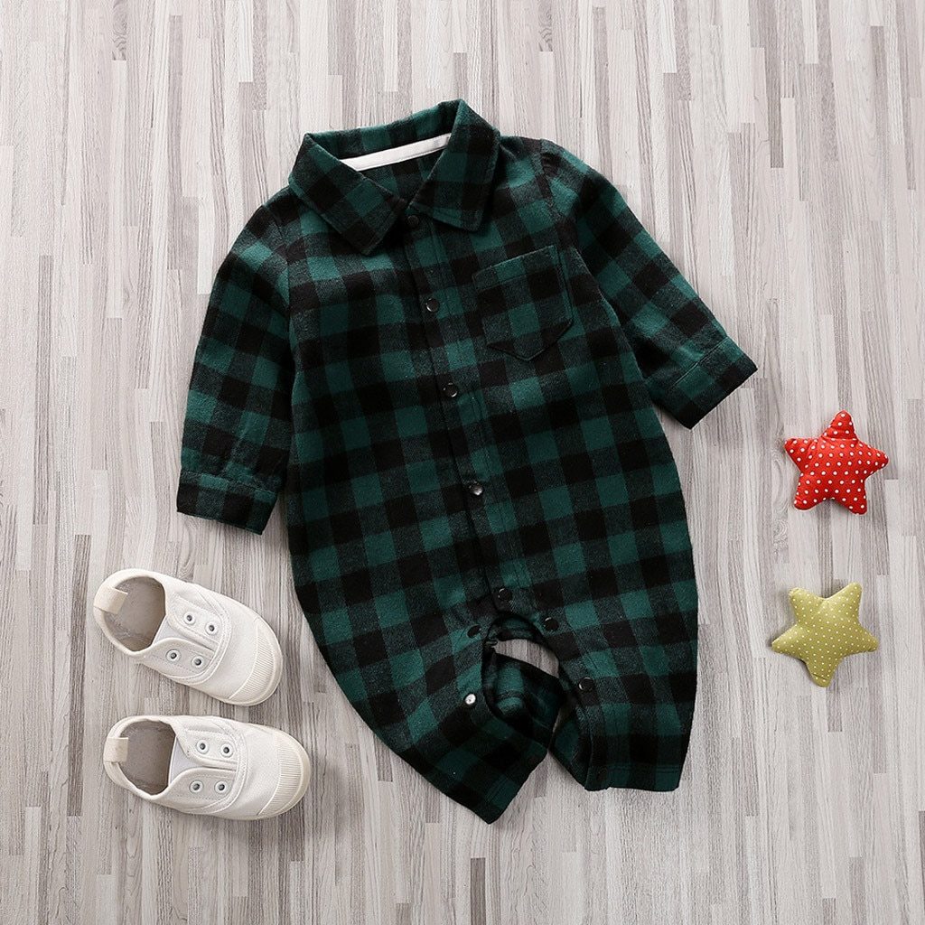 Baby striped plaid