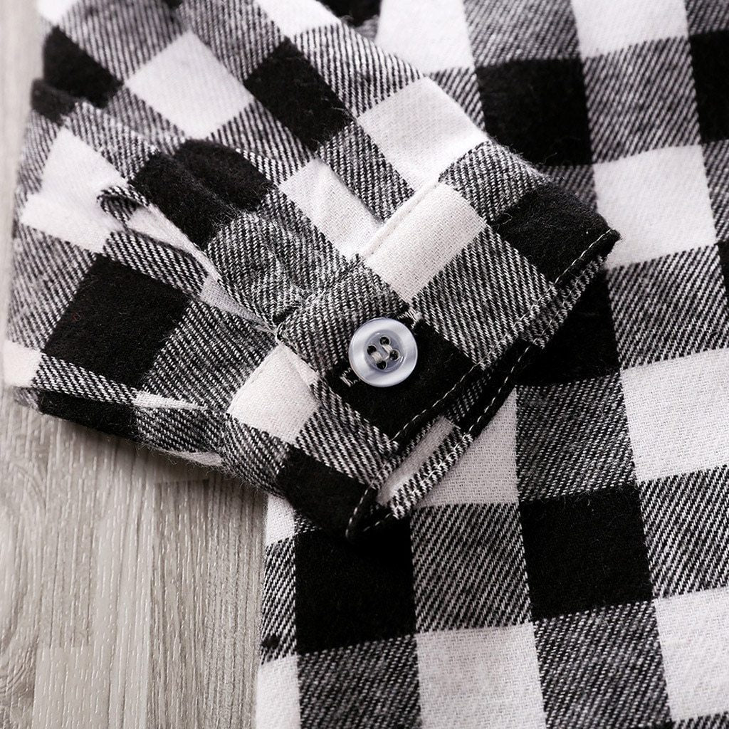 Baby striped plaid