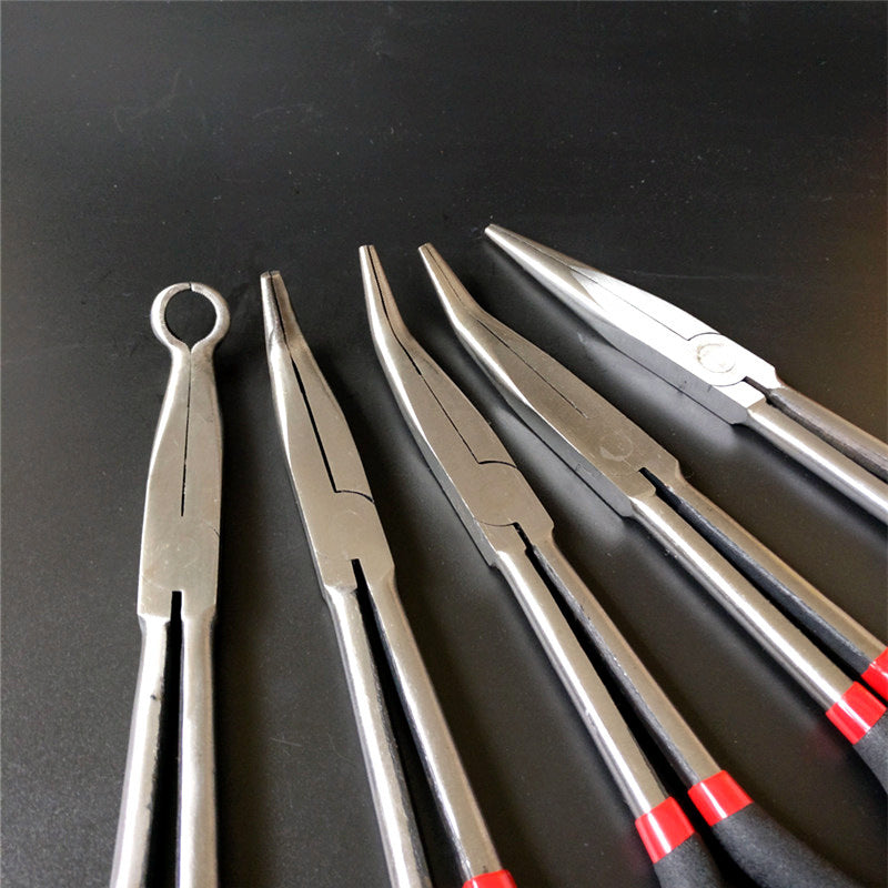 long-nose pliers round nose pliers