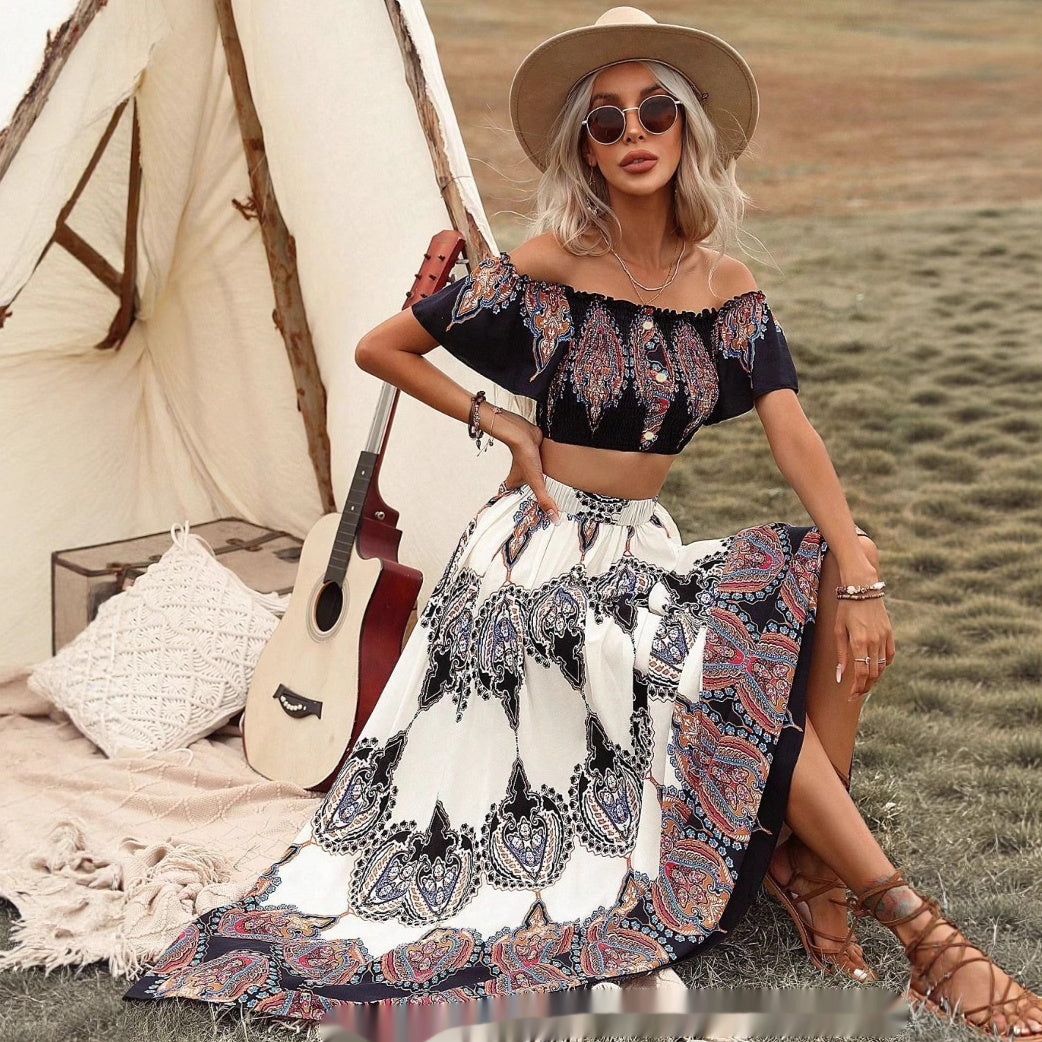 European And American Clothes New Fashion Printing Dress