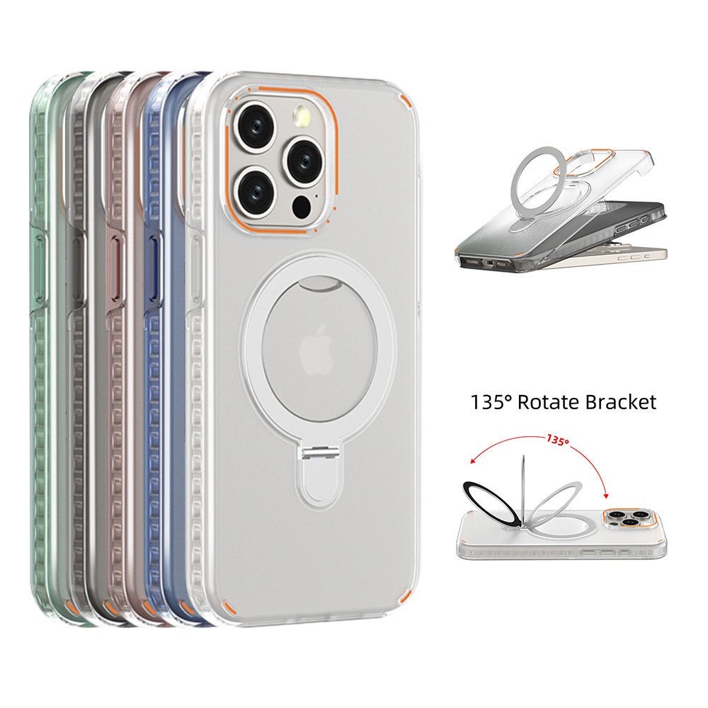 Colorful Magnetic Phone Case With Holder Stand Cover