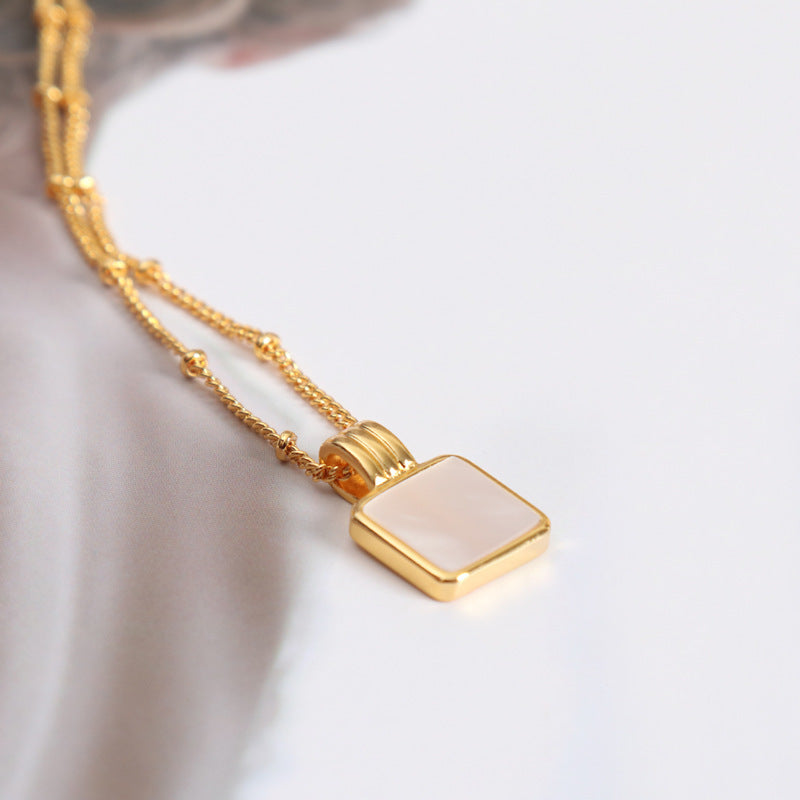 Malachite Shell necklace