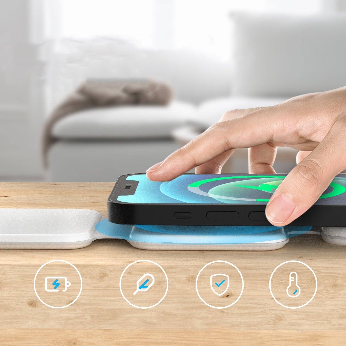 Magnetic Foldable Wireless Charger Multi-device