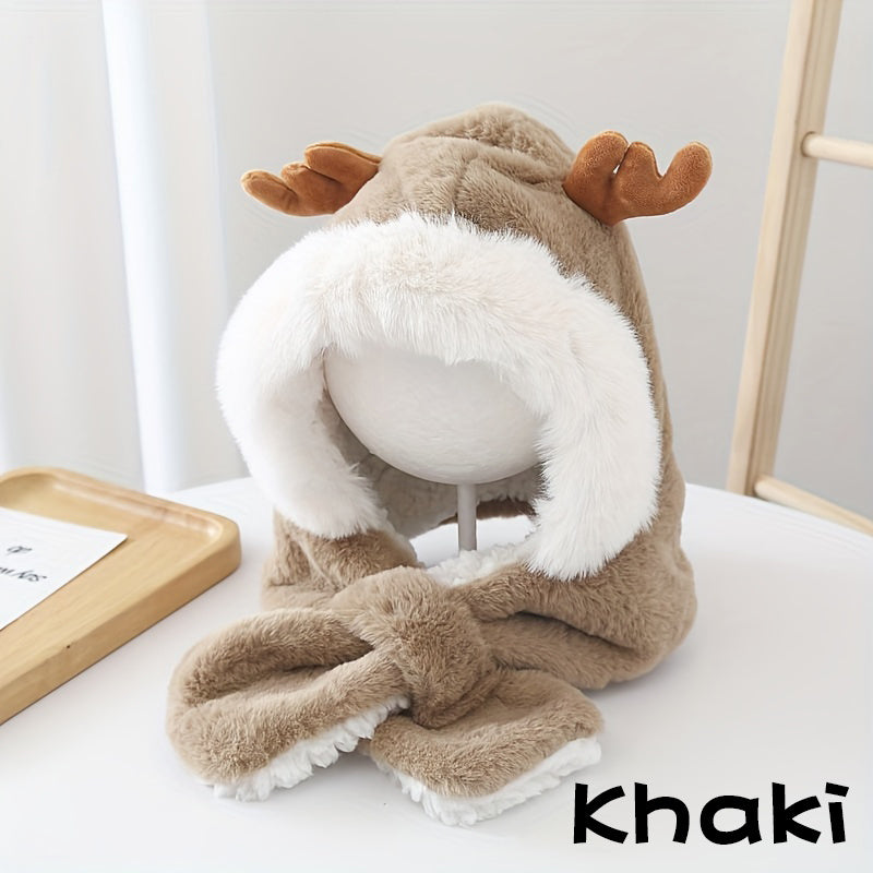 Cute Deer Hat Plush Rabbit Ear