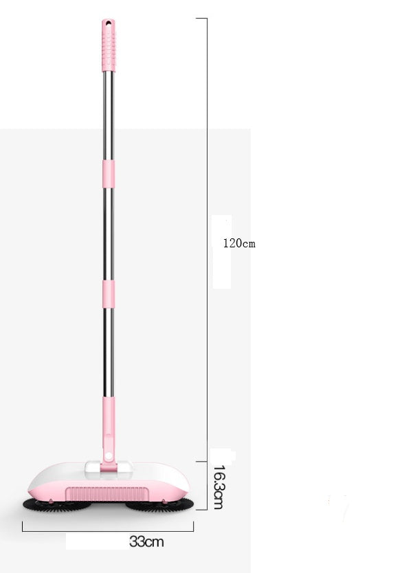 Hand Push Sweeper Household Broom Dustpan Mop Floor