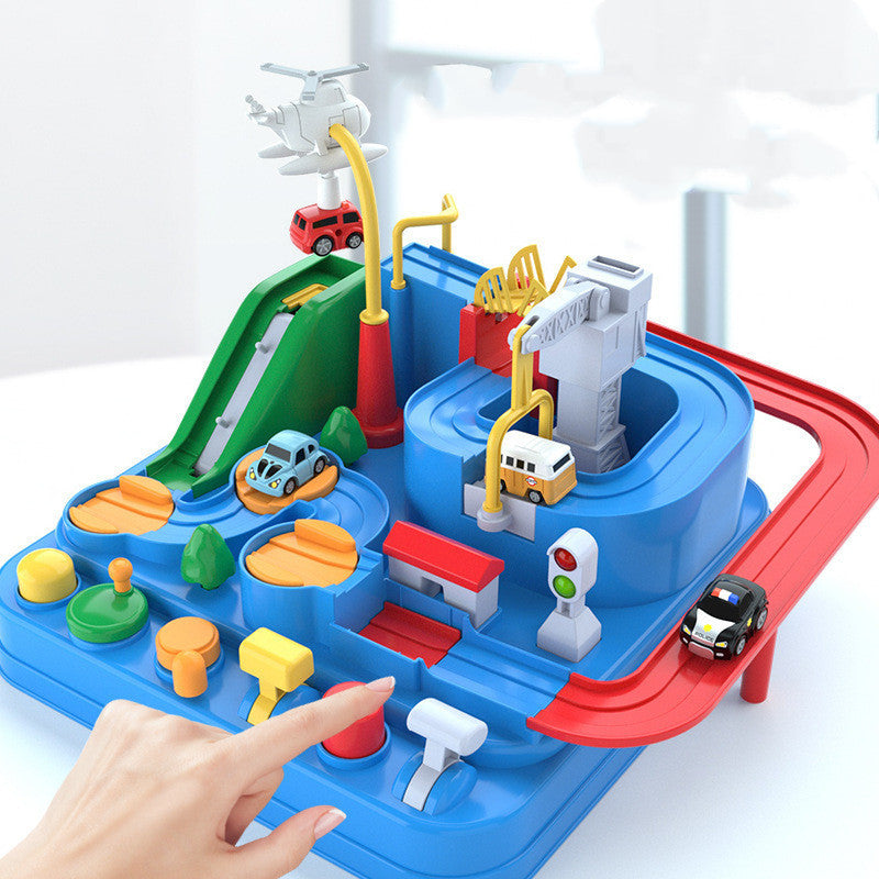 Big Adventure Parking Lot Rail Car Toy