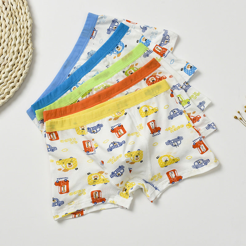 Boys Boxer Shorts Cartoon Printed