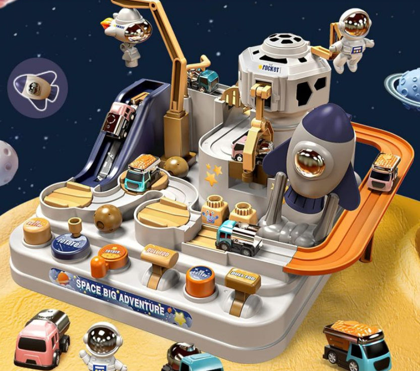 Big Adventure Parking Lot Rail Car Toy