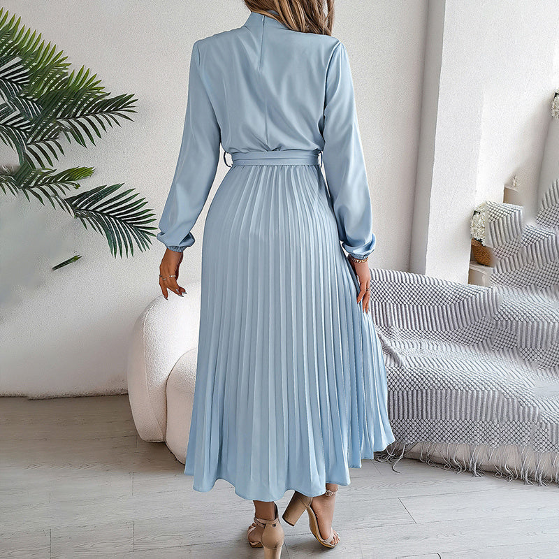 Elegant High Neck Long Sleeve Casual To Formal Wear