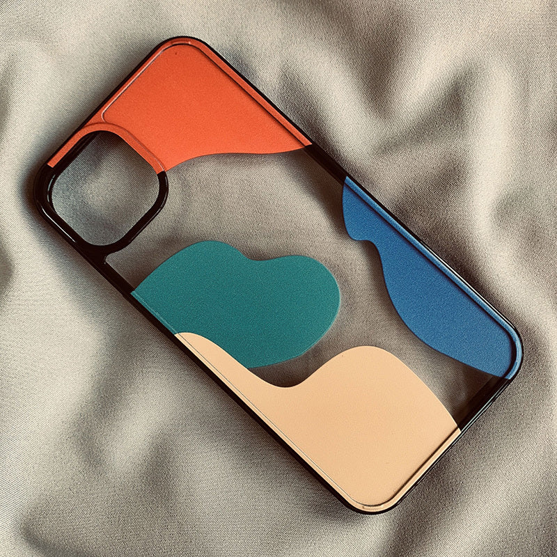 Color Block Contrast Mobile Phone Cases