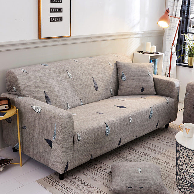 Printed cushion sofa cover