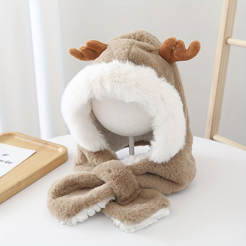 Cute Deer Hat Plush Rabbit Ear
