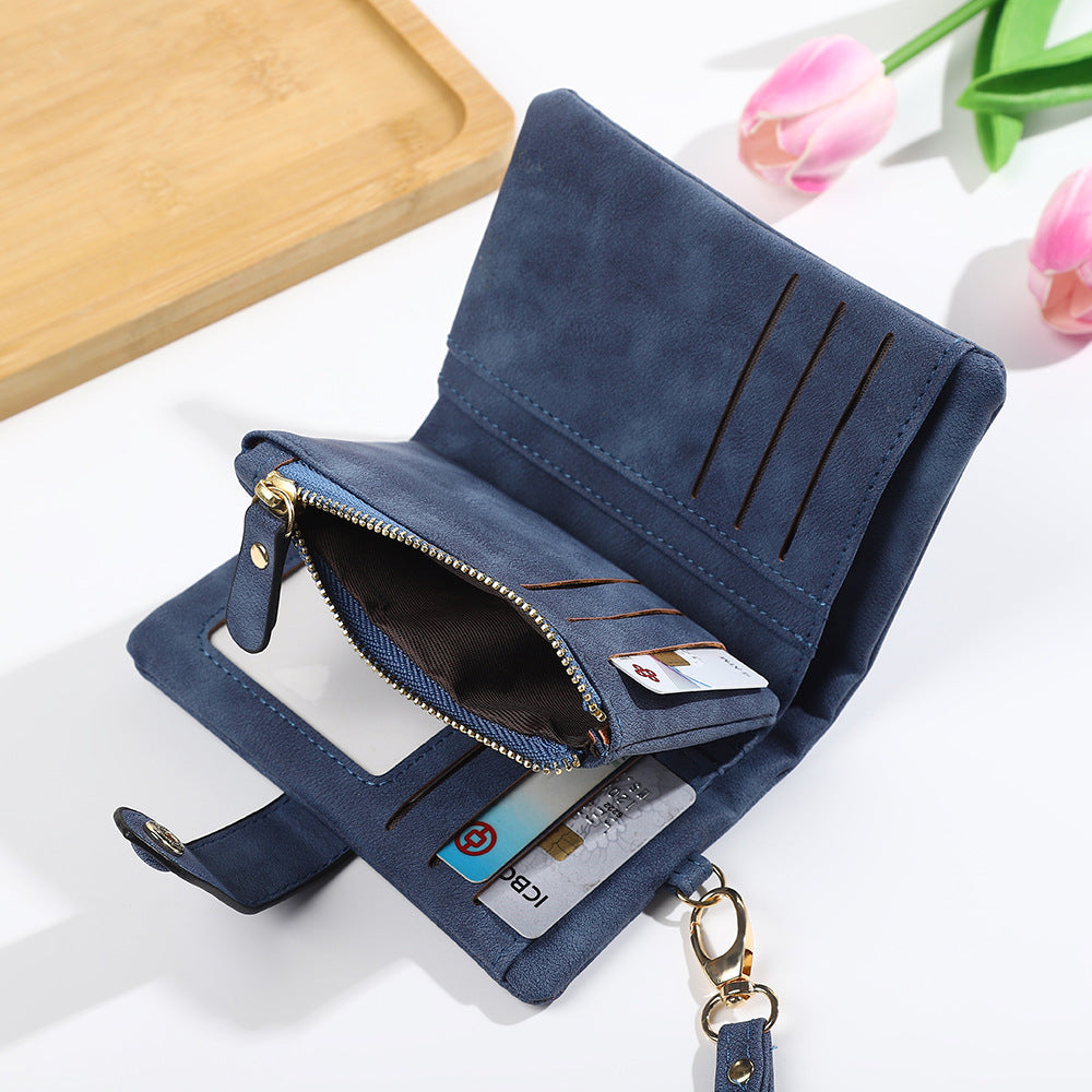 Soft Leather Off Multi-slot Wallet And Coin Purse