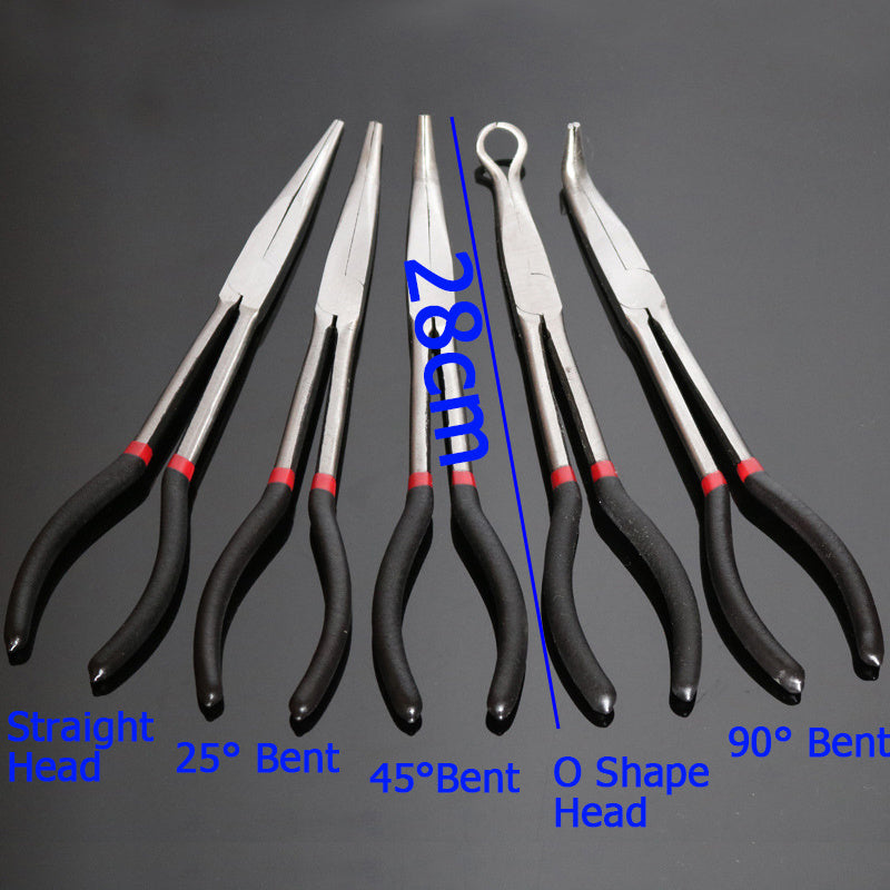long-nose pliers round nose pliers
