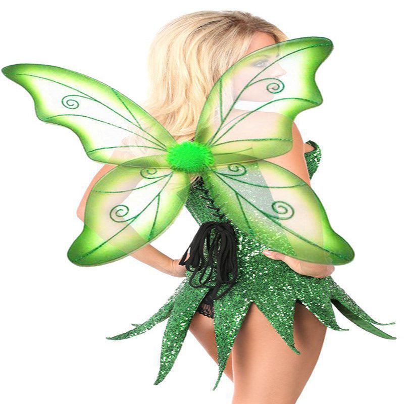Christmas Cosplay Dress Fairy Wings
