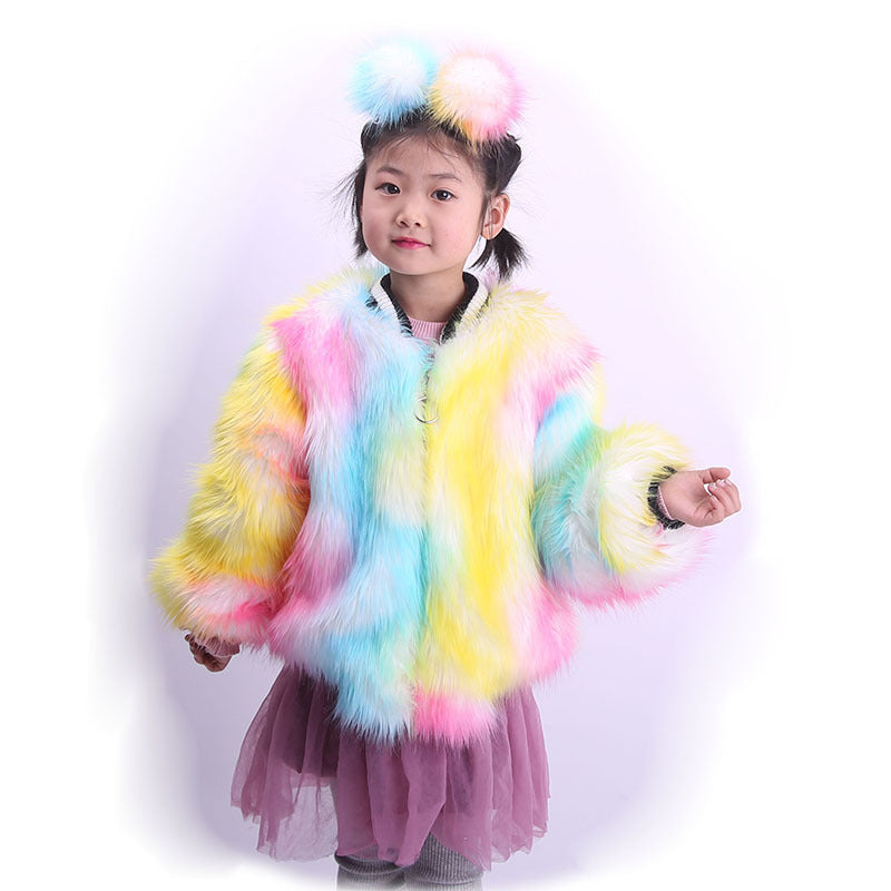 Faux fur coat