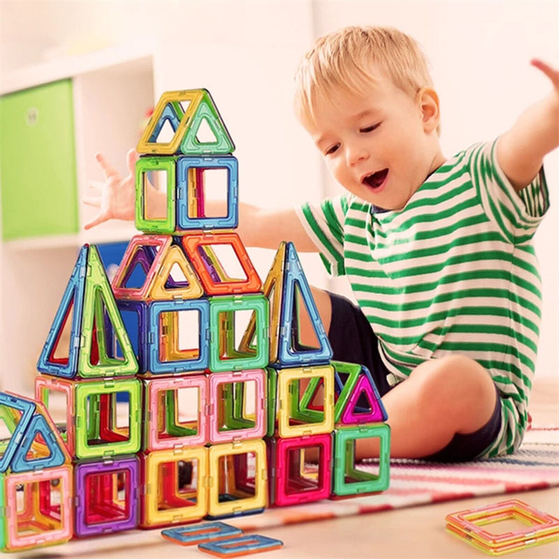 Blocks DIY Magnets Toys For Kids Set Gifts For Children