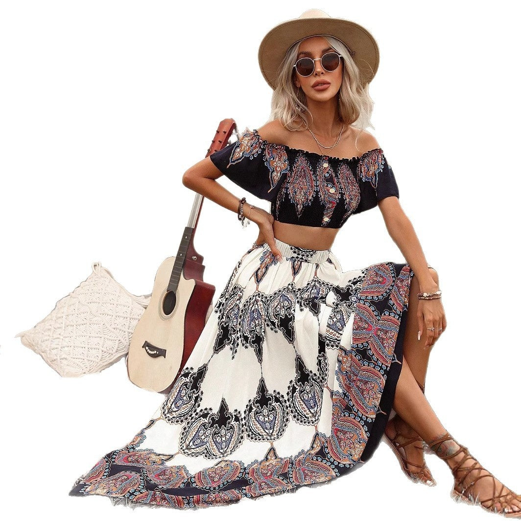 European And American Clothes New Fashion Printing Dress