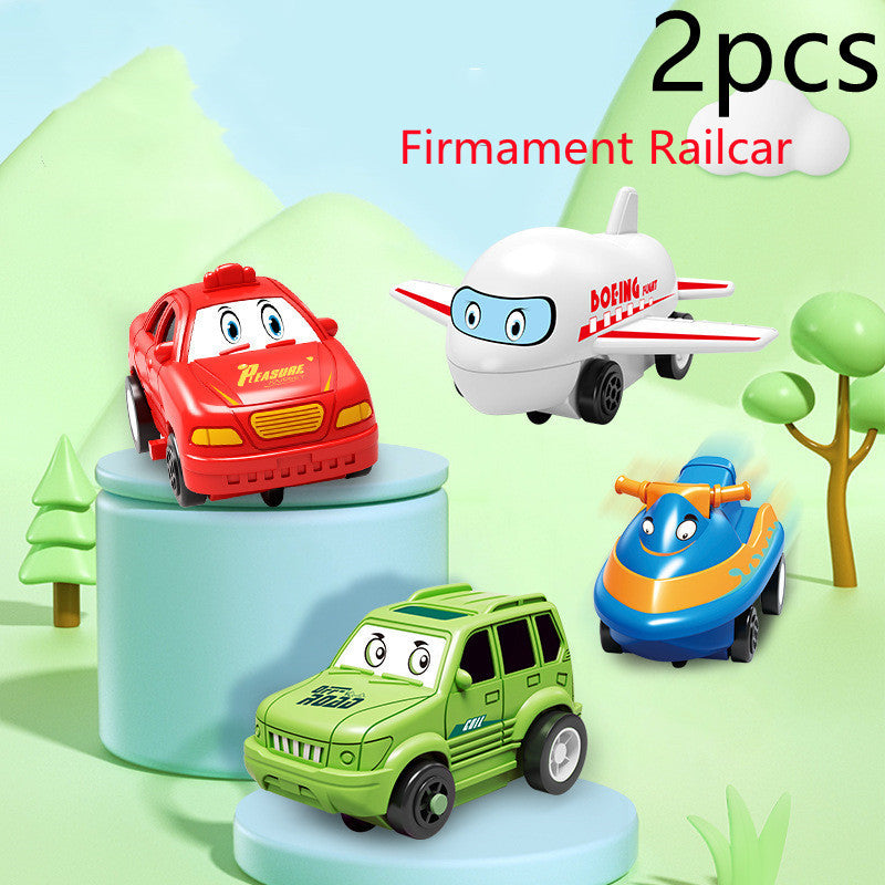 Children Puzzle Electric Car Automatic Rail City Scene Construction Education Toy Gift