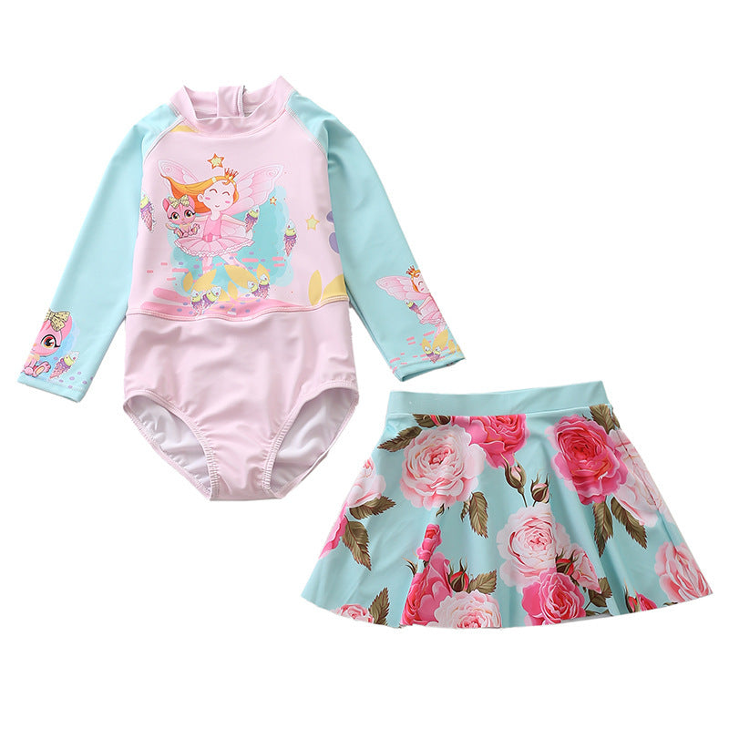 Children's Mermaid One Piece Swimwear