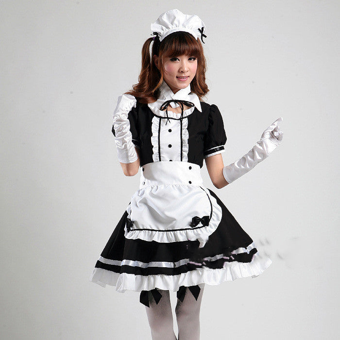 Black and white maid anime