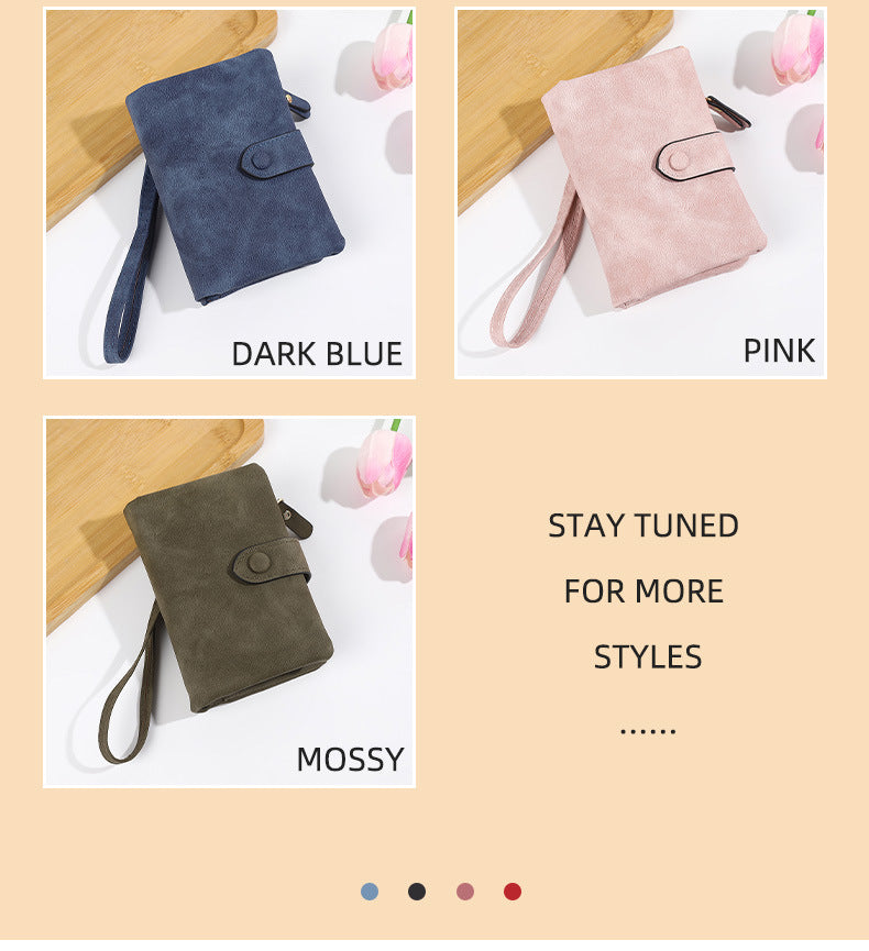 Soft Leather Off Multi-slot Wallet And Coin Purse