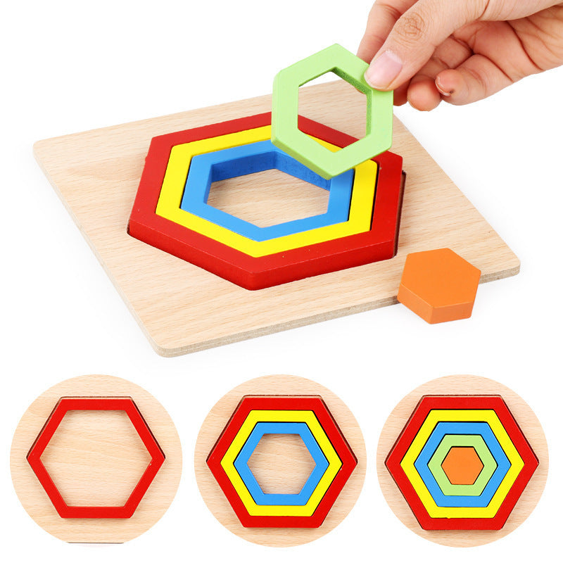 Children's Early Education Geometric Building Block