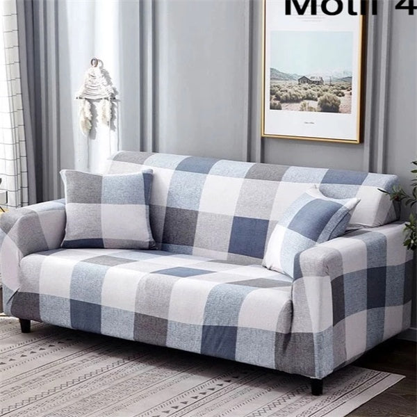 Printed cushion sofa cover