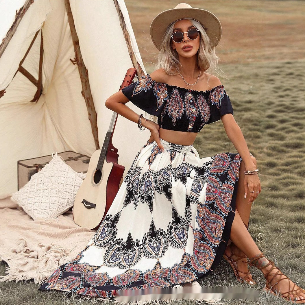 European And American Clothes New Fashion Printing Dress