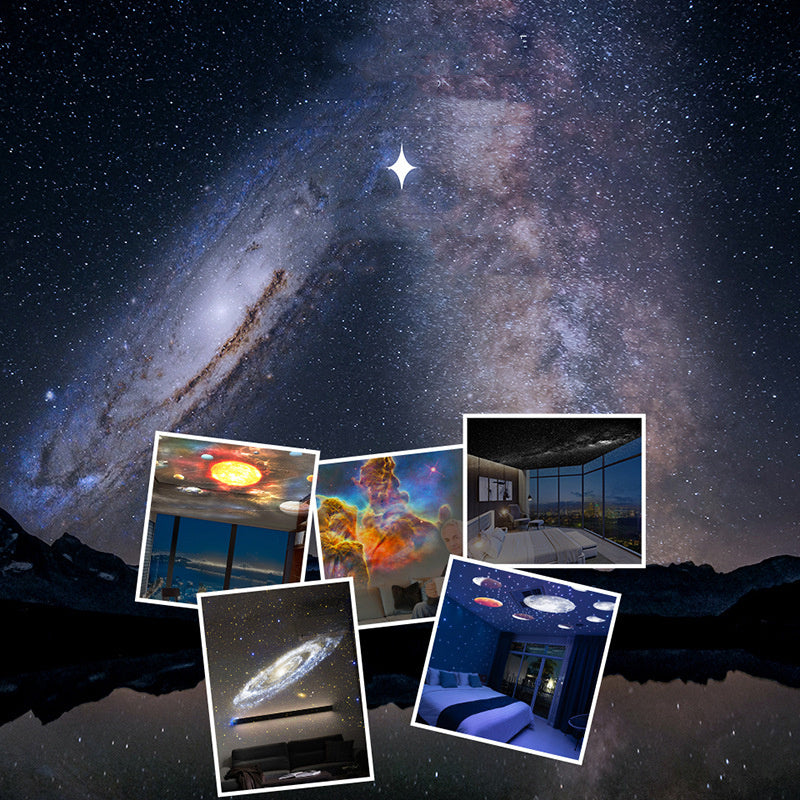 Night Light Galaxy Projector For Bedroom