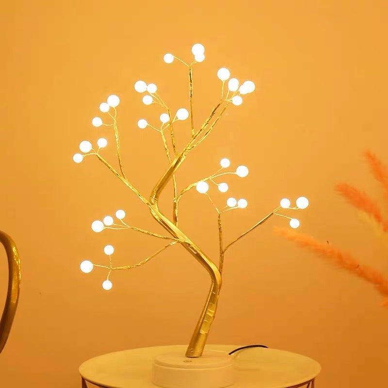 Wire Light Bedroom