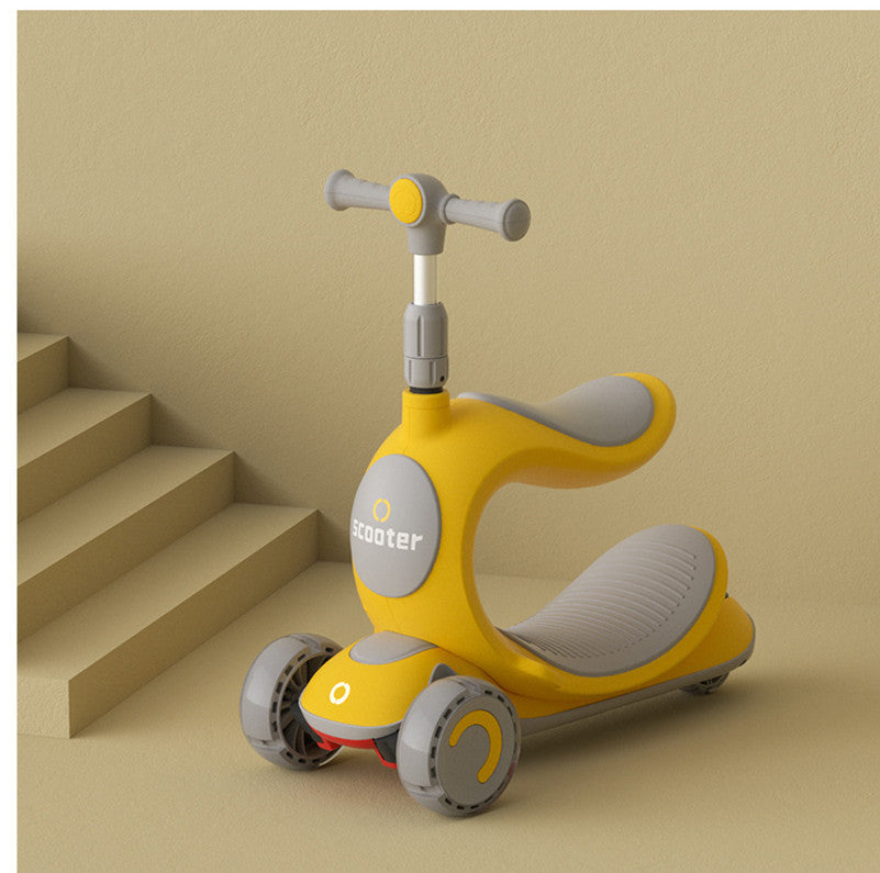 Anti-rollover Pedal Scooter